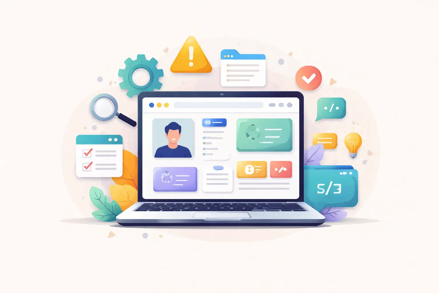 10 errores comunes al crear un portafolio de desarrollador